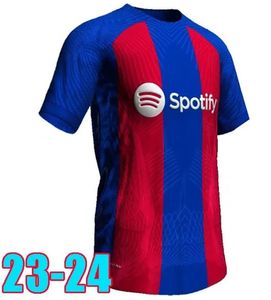 2023-24 Futbol Formaları Özelleştirilmiş Tay Kalitesi Kendi Futbol Giyim Tasarım Lewandowski Gavi Ferran Ansu Fati Raphinha Pedri Camiseta De Futbol Jersey