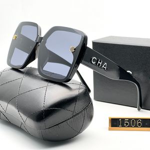 Projektanści okulary przeciwsłoneczne dla kobiet Channel męskie okulary przeciwsłoneczne Ogromne kwadratowe rama letnie spolaryzowane okulary przeciwsłoneczne z szerokimi nogami okularowymi z pudełkiem