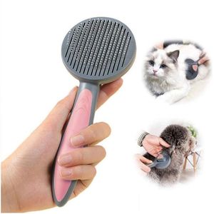 Cat Grooming Pakeway Dog Kitten Slicker Brush Pet Self Cleaning Shedding Mas Combs For Cats And Dogs Drop Delivery Home Garden Suppli Dhtfc