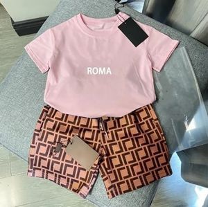 Designer de moda Roupas de bebê Conjunto de camisetas de camisetas