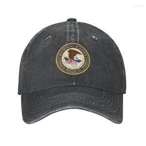 Ball Caps America Department Of Justice Baseball Cap Women Men Custom Adjustable Unisex USA Federals Bureau Prisons Dad Hat Hip Hop