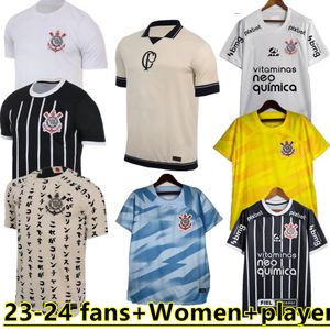 2023 2024 Korint Futbol Formaları Yuri Alberto PAULINHO 23 24 camisetas de footb Gustavo özel Guedes Club futbol forması Üçüncü Japonya 10 Yıl erkek çocuk kadın 8888