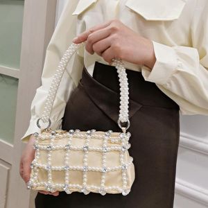 Evening Bags Handwoven Vintage Crossbody Beaded Women's Everyday Tote Bag Fashion Luxury Designer High Quality Underarm