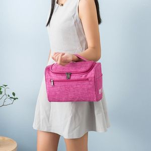 Sacos de armazenamento portátil portátil à prova d'água para cuidados com a pele feminino bolsa organizadora de maquiagem para viagem