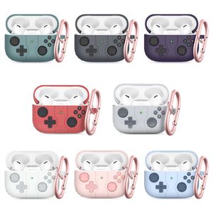 Per AirPods Pro 2 3 Custodia Per Airpods 2 Pro Custodia antiurto Custodia per console di gioco creativa Custodia per auricolari in silicone per cartoni animati 3D