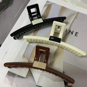 Nuove donne moda artigli per capelli caffè nero designer fermaglio per capelli grande artiglio clip ragazza squalo clip copricapo accessori per capelli regalo 2024