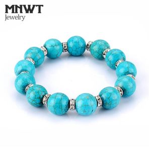 Charm Bracelets MNWT Stone Beads Boho Vintage Shapes Turquoises Elasticity Rope Fashion Charms Jewelry