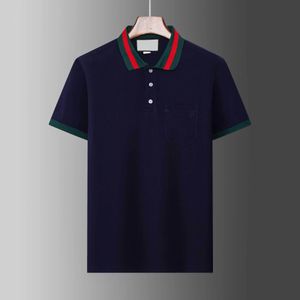 GG Mens Stylist Polo Shirts Luxury Italy Men Clothes Short Sleeve Fashion Casual Men's Summer T Shirt Many colors are available Size M-3XL