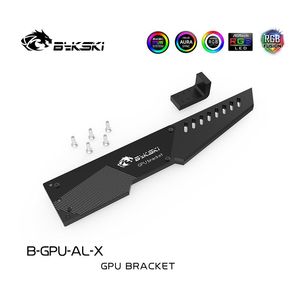 Kylning Bysski Size 254*49*7mm / Metal Bracket Computer GPU Brace With RGB / ARGB Sync Light / Support Fix grafik i fallet i fallet