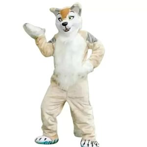 Halloween rozmiar dla dorosłych Fox Dog Fursuit Mascot Costume Halloween Fancy Party Sukienka Kreskówka Karnawał Xmas Easter Reklamy urodziny