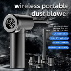 Gadgets Wireless Air Duster 50000 RPM Dust Blowing Gun USB Compressed Air Blower Cleaning For Computer Laptop Keyboard Camera Cleaning