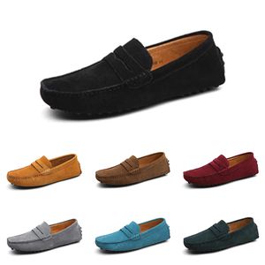 Casual Shoes Men Black Brown Red Blue Orange Dark Green Grey Yellow Mens Trainers Outdoor Sports Sneakers Color37