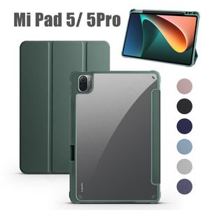 Case Fundda dla Xiaomi Pad 5 Case Mi Pad 5 Pro SAMRT pokrywka z uchwytem ołówkiem Auto Wake/Sleep 11 -calowy capa