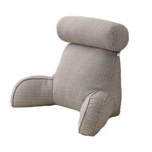 Pillow /Decorative Multifunctions Simple Solid Color Knitted Backrest Pillows Waist Protective Washable With Rest Neck Home D