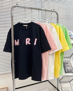 Men's T Shirts mapll Mens Designer T-shirts Graffiti Letter Logo Short Sleeve Top Tee Summer Shirt Cotton Fashion Women Clothing 220 80f