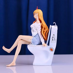 Roliga leksaker Anime Motorsåg Man Power PVC Action Figur Anime Sexig Figur Modell Leksaker Collection Dock Present