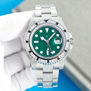 Diamond Watch Automatic Mechanical 2836 Movement Men 40mm Sapphire Wristwatch Luminous Business Stainless Steel 904L Wristband Montre De Luxe Gift For Boyfriend