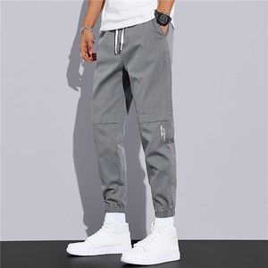 Vår- och sommarvaror Fashion Outdoor Ankle Strap Pants Lose Elastic Midje Top Casual Men's Large L-3XL P230529