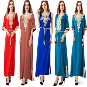 Ethnic Clothing Muslim Ladies Abaya Ramadan Arab Turkey Bangladesh Malaysia Saudi Arabia Short Sleeve Islamic