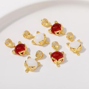 チャーム銅模倣ガーネット型ペンダント1PCS FOSION JEWELRY MAKING ANDISEアクセサリー