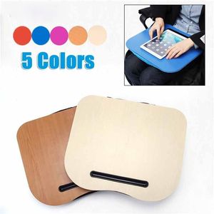 Lapdesks Cushion Knee Table Laptop Desk Handy Computer Reading Writing Tablet Holder Table Tray Cup Holder Laptop Stand Pillow for Office