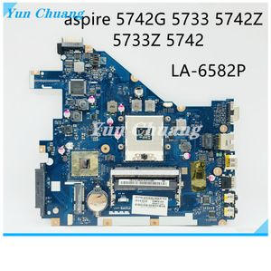 Motherboard LA6582P For Acer aspire 5742G 5733 5742Z 5733Z 5742 NV55C Laptop Motherboard MBRJY02002 PEW71 LA6582P HM55 DDR3 100% tested OK