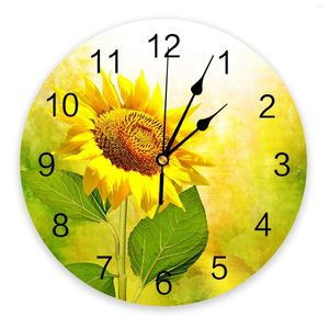 Orologi da parete Girasole Fiore Decorazioni per la casa Cucina moderna Camera da letto Orologio vivente