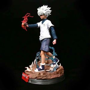 Brinquedos engraçados Anime Hunter x Hunter Gon Freecss Killua Zoldyck Figura de ação em PVC Figura de anime japonesa Modelo Coleção de brinquedos