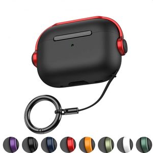 Skyddsskydd för AirPods Pro 2 2nd Case Soft For Apple AirPods 3 2 Case Accessories Earphones Cover With Keychain Design