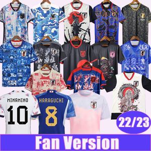 2023 Japońska drużyna narodowa Męskie koszulki piłkarskie Osako Yoshida Nagatomo Shibasaki Haraguchi Minamino Kubo Home Away Edition Edition Celebrity Football Shirts