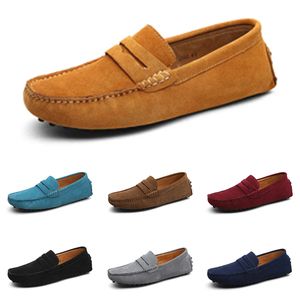 Sapatos casuais homens pretos marrom vermelho laranja escuro escuro azul cinza mensageiro de homens esportes ao ar livre color4 color4