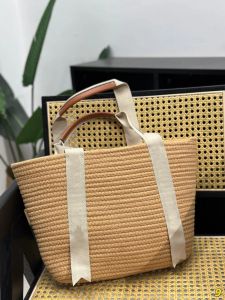 2023 Designer bags Handbag Beach Bag Woven Shopping Shoulder Bags Bucket Crossbody Straw Vegetable Basket tote bag