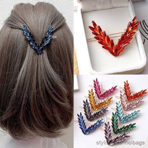 Andra nya kvinnor som lyser Crystal Rhinestone Luxury Hair Clip Girls Hairpin Hair Headwear Girls Fashion Present Ornament