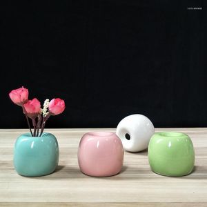 Vases Ceramic Jewelry Apple Bottle Vase Crafts Home Furnishings Wholesale Special Sale Simple