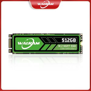 Приводит в движение Walram M.2 NGFF SATA SSD 128GB 256 ГБ 1 ТБ NGFF 2280 Внутренний твердотельный диск HDD 512 ГБ жесткий диск для настольного ноутбука