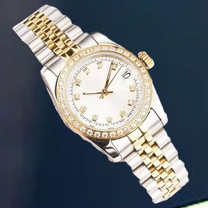 diamonds Watch Precision AAA high quality 36mm male Automatic Woman Quartz Watches With Box Sapphire waterproof wristwatches Full stainless steel Stainless steel