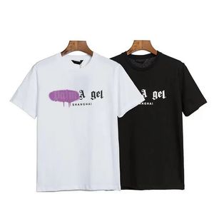 20SS PA 레터 인쇄 고급 상품 디자이너 남성 T 셔츠 남녀 여름 패션 캐주얼 힙합 브랜드 스웨트 셔츠