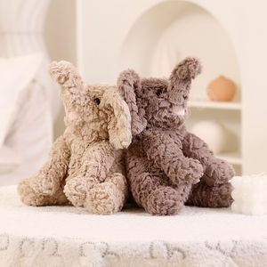 24 CENTIMETRI Kawaii Placare Elefante Giocattoli di Peluche Del Fumetto Stile Nordico scuro/marrone Chiaro Elefante Bambole Peluche Giocattolo per Bambino Infantile regalo di compleanno