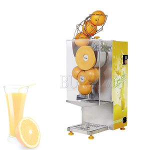 Máquina de espremedor de laranja comercial de alto desempenho totalmente automática em aço inoxidável elétrica máquina de fazer espremedor de laranja