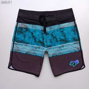 Erkek Şort 2023 Mens Marka 4 Yollu Elastikiyet Boardshorts Su Geçirmez Bermuda Plaj Pantolonu Hızlı Dry Beach Surf Shorts L230520