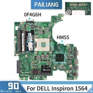 Motherboard 0F4G6H For DELL Inspiron 1564 CN0F4G6H DAUM3BMB6E0 HM55 Mainboard Laptop motherboard DDR3 tested OK