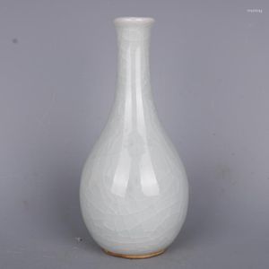 vase vase中国スタイルの小さな花のアレンジアンティークの磁器の飾りの飾りの飾りのあるガラスの胆汁花瓶