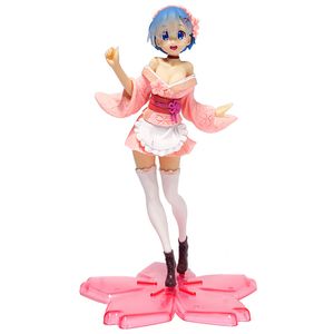 Funny Toys Anime Re Life In A Different World From Zero Rem Kimono PVC Action Figure Japanese Anime Figure Collection Model Toys