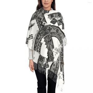 Schals Z Imazighen Quaste Schal Frauen Weiche Berber Kabyle Teppich Schal Wrap Weiblichen Winter Herbst