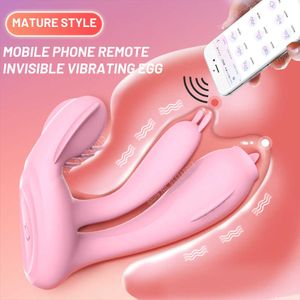 Wireless Bluetooth Dildo Vibrator for Women APP Remote Control Wear Vibrating Panties Adults Female Masturbation Sex Toys
