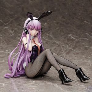 Roliga leksaker som frigör danganronpa trigger kirigiri kyouko bunny girl b-stil 1/4 pvc action figur anime sexig figur modell leksaker dol