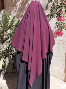 Roupas étnicas muçulmanas de uma peça Jilbab Long Khimar Mulheres Mulheres Islâmicas Dubai Turquia Namaz Burka Jurken Ramadan Eid Hijab 2023