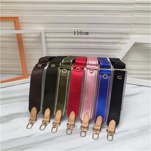 Kadınlar Crossbody Tuval Çanta Parçaları Strap Sale 6 Renk 3 Parça Set Çanta İçin Pembe Siyah Yeşil Mavi Kahverengi Kırmızı Omuz Kayışları