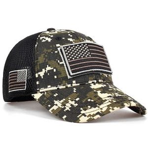 Snapbacks Yeni Moda American Flag Horsetail Beyzbol Kapağı Açık Spor Taktik Hip Hop Şapkası G230529