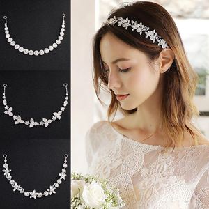 Headpieces Bride Crystal Pearl Wedding Hair Accessories Vine Ornaments Bridal Elegant Bridesmaid Headdress Party Jewelry